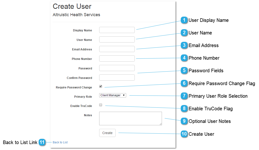 Create Client User