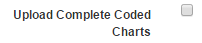 5. Upload Complete
Coded Charts